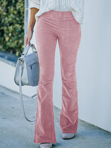 Casual Wrap Solid Color Pants