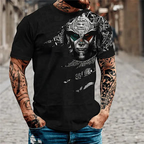 Men's T shirt Tee Tee Graphic Skull Crew Neck Clothing Apparel 3D Print Casual Daily Short Sleeve 3D Print Designer Lightweight Comfort